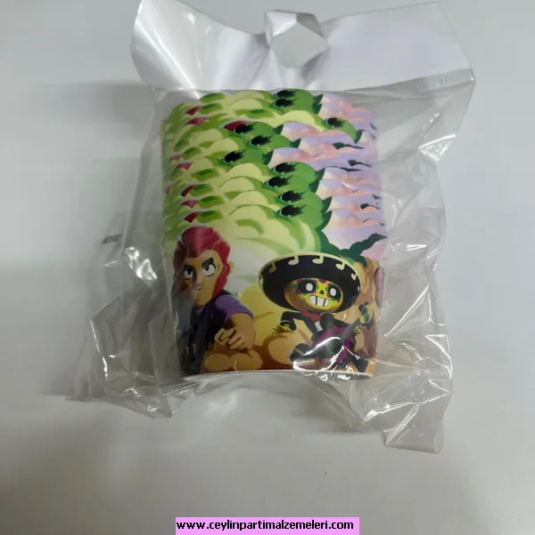 Brawl Stars Temalı Cupcake Kabı